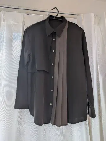 하레 파트 플리츠 하이 셔츠