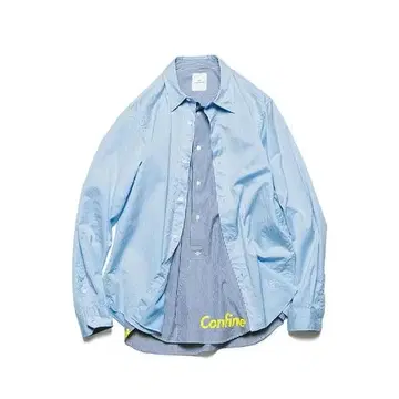 유니폼 익스페리먼트 18SS 더블 레이어드 셔츠