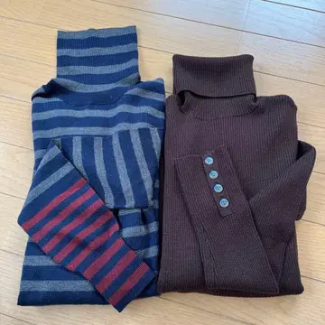 Ray Beams와 THE SCOTCH HOUSE의 터틀넥 스웨터