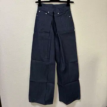 JOHN LAWRENCE SULLIVAN 와이드 팬츠 다크 블루