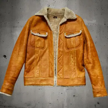 LEE/리 스트롬 라이더형 리얼 무스탕 자켓 38 가죽