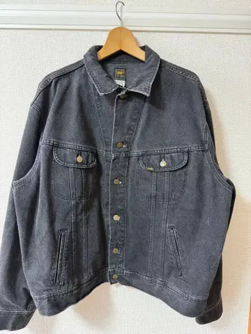 Lee 데님 자켓 블랙 데님 80s 미국제 선염