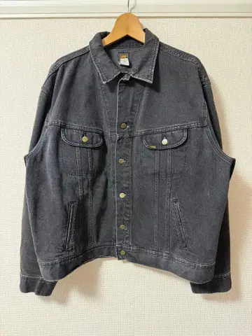 Lee 데님 자켓 블랙 데님 80s 미국제 선염