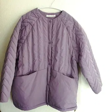 LUPILIEN 라벤더 퀼팅 자켓