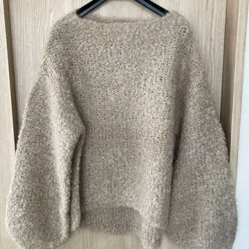 BABYLONE 컨디션 최상 퍼프 슬리브 니트