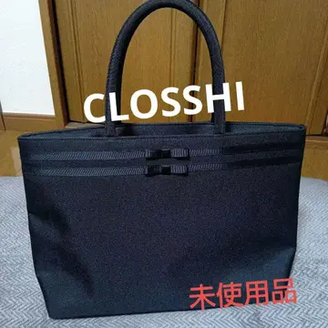 CLOSSHI 블랙 토트백