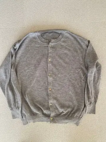 crepuscule 라미 나일론 가디건 SIZE 2 라이트 그레이