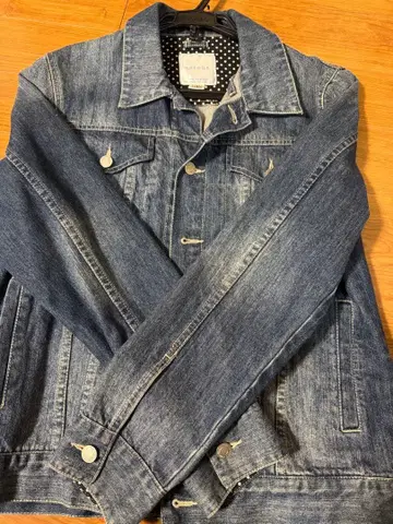 다크 블루 데님 자켓 L