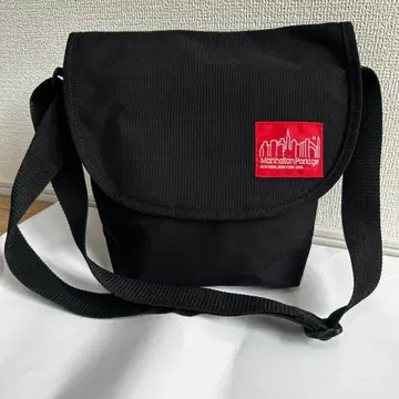 맨해튼 포티지 숄더백 메신저 백 블랙