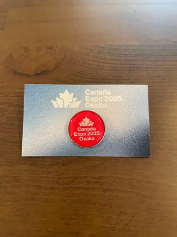 캐나다 Expo 2025 핀 배지 오사카 간사이 만박