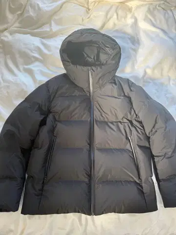 심리스 다운 후드티/3D 컷