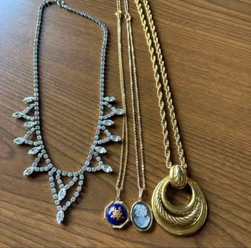 목걸이 펜던트 4개 세트