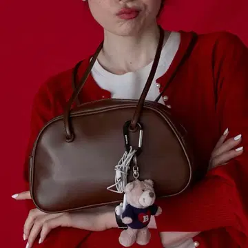 [ 새상품 ] BONLECILLMarche 롱 핸들 스퀘어 보스턴 백