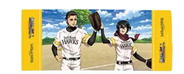 진격의 거인 소프트뱅크 호크스 페이스 타월 엘렌 미카사