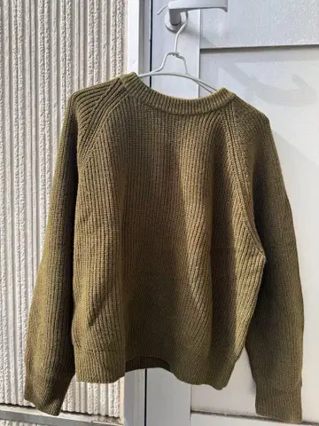 havehad 올리브 리브 니트 스웨터 사이즈 1