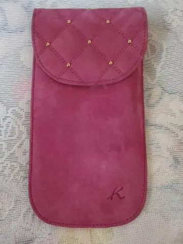 키타무라 스웨이드 느낌 안경 케이스 새상품급