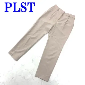 플라스테 슬랙스 팬츠 베이지 폴리에스테르 100% M C3570