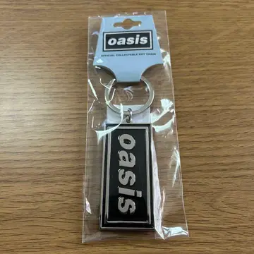 oasis 오아시스 메탈 로고 공식 키링
