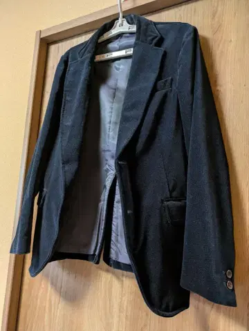 Journal Standard 네이비 코듀로이 테일러드 자켓