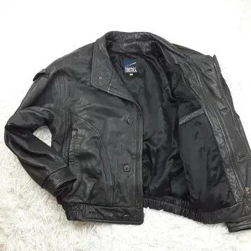 새상품급 로버트 코트 재고 가죽 자켓 블랙 빈티지