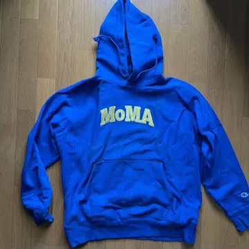 Champion MoMA 후드티 L 사이즈 파랑