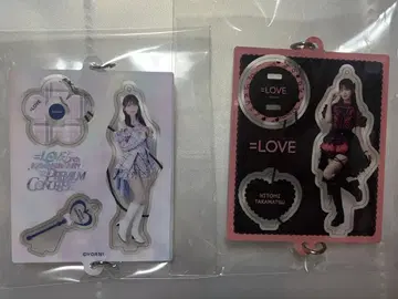 =LOVE 이코러브 타카마츠 히토미 절애 블랙 의상 아크릴 스탠드