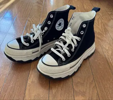 CONVERSE 통굽 하이컷 스니커즈 블랙 24.5cm