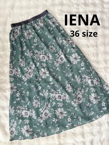 IENA 플라워 롱 스커트 36 사이즈 (페티코트 포함)