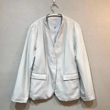 LEPSIM 노카라 자켓 베이지 사이즈 L