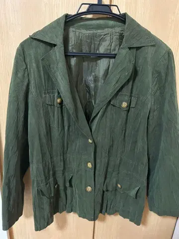 leilian 올리브 그린 테일러드 자켓 11 사이즈