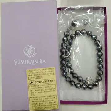 YUMI KATSURA 다색 펄 목걸이와 귀찌 포함