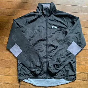 나일론 자켓 블랙 KIRIN FIRE 로고 기린 커피