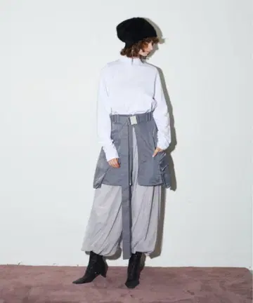 라벨에튀드 멀티 웨이 벨트 미니 스커트 ameri하레사하라