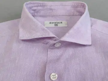 EDIFICE 라벤더 린넨 셔츠