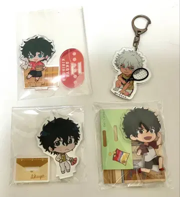 [꼬마 아카야] 아크릴 스탠드(키링) 4개 세트