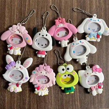 산리오 캐릭터즈 사진 프레임 마스코트 9개 세트