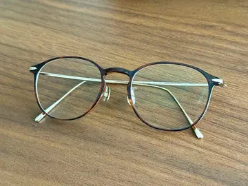 JINS 안경 UUF-25S-201 브라운 데미