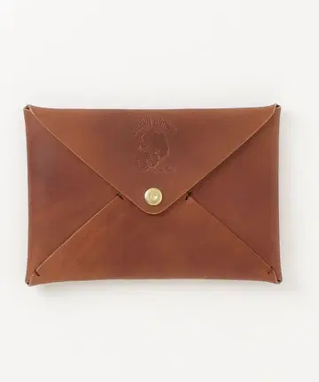 BrownBrown 레터 클러치 백 / 다크 브라운