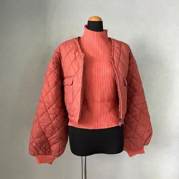 JEANASIS 퀼팅 크롭 자켓