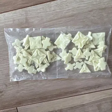 미개봉 새상품 LaQ 한정 컬러 축광 부품 50 피스