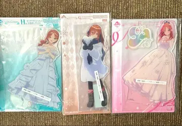 제일복권 5등분의 신부 F상 빅 아크릴 스탠드 3종 세트 2 미쿠