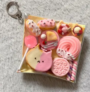 가챠 파우치 [ 고양이 샌드 쿠키 고양이 팬케이크 ]