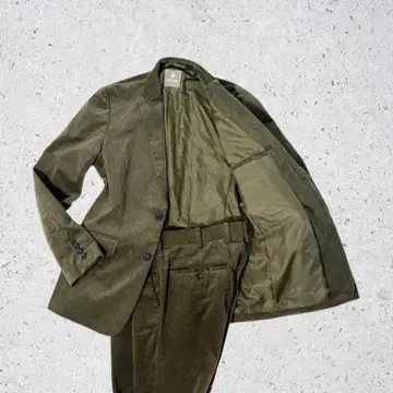 나노 유니버스 코듀로이 셋업 카키 S