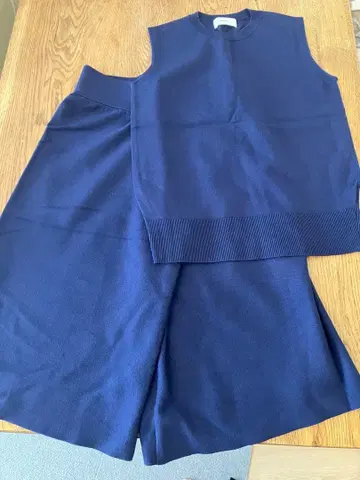 Mila Owen 셋업 슬리브리스 와이드 팬츠