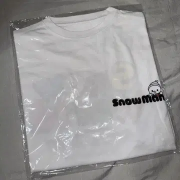 Snow Man 화이트 T셔츠 SnowWorld 미개봉 미사용
