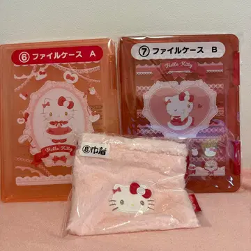 헬로키티 파일 케이스 2개와 복조리 3개