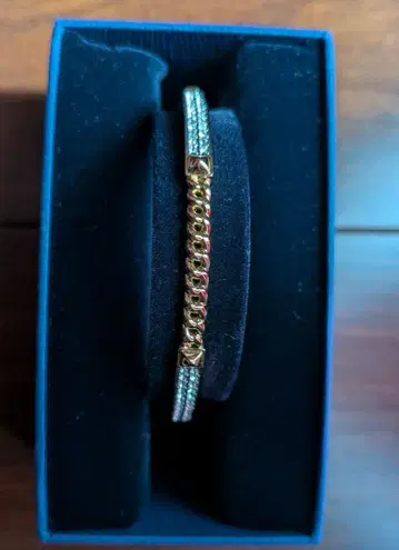 스와로브스키 골드 뱅글