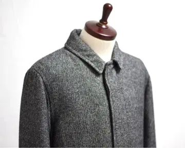 Honor gathering 트위드 울 충전솜 코트 벨트 포함