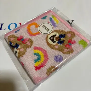 페이러 해피팝 니나 테디 손수건 미사용 새상품 래브러리