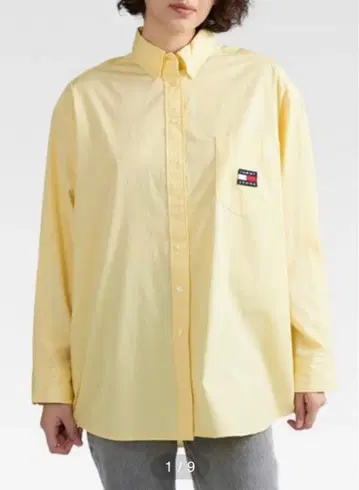 타미힐피거 진스 슈퍼 오버 사이즈 셔츠